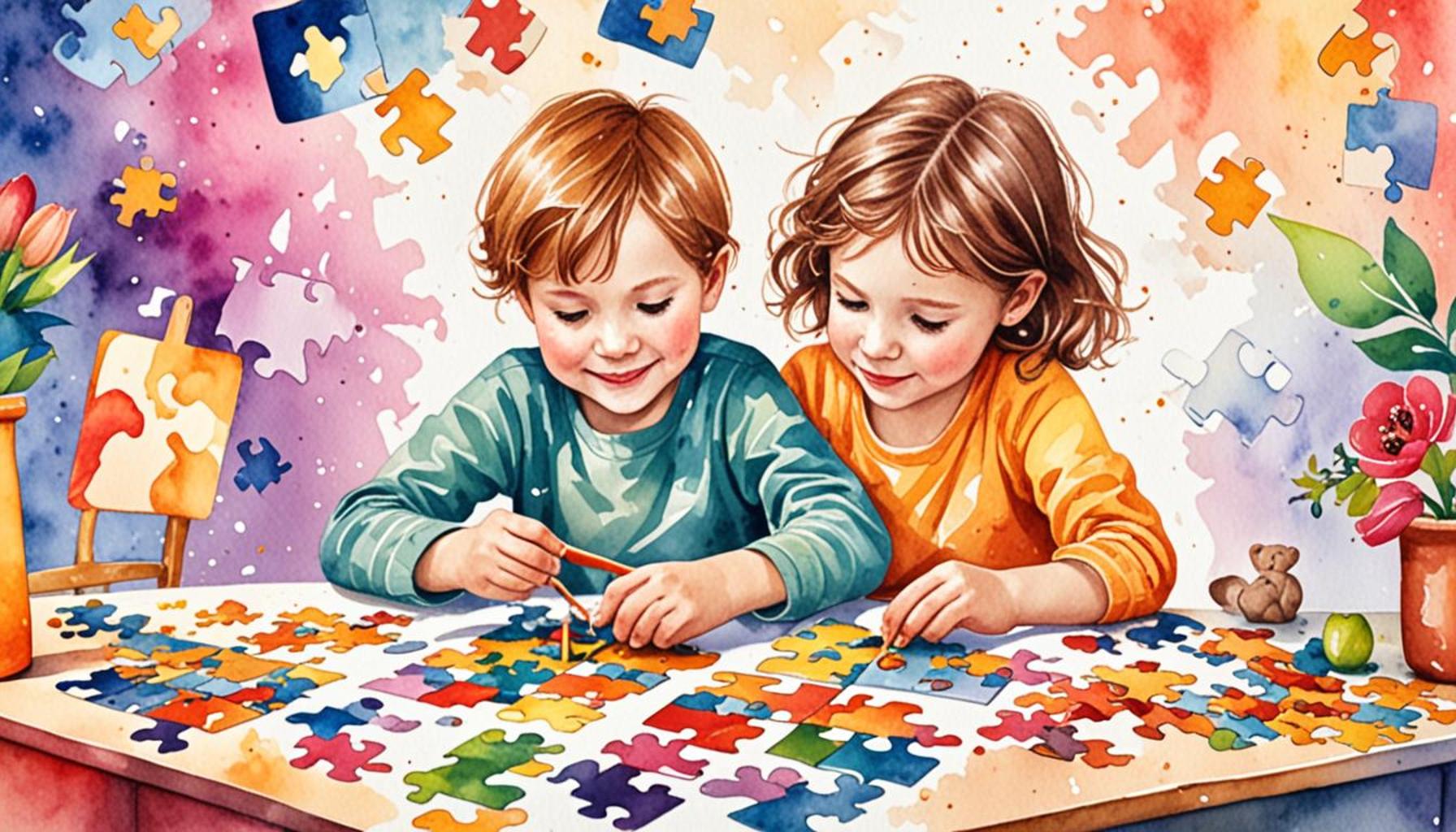 Exploring the Relationship between Puzzles and Emotional Resilience in Children